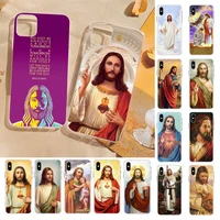 yndfcnb jesus christ god phone case for iphone 11 12 13 mini pro xs max 8 7 6 6s plus x 5s se 2020 xr cover