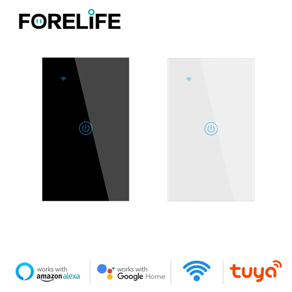 

Смарт-выключатель сенсорный Tuya с поддержкой Wi-Fi, 1/3/4 кнопок