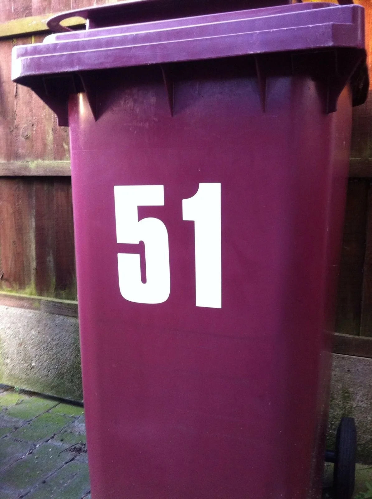 Для Wheelie Recycle Bin Number Digits A5 различных размеров|Наклейки на автомобиль| |