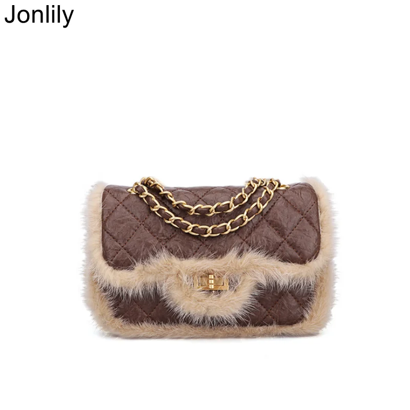 Женская сумка через плечо Jonlily из искусственной кожи женская модная мессенджер в