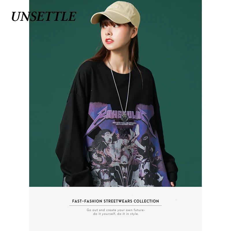 Осень 2020 Мужская/Женская Готическая японская большой размер длинный рукав