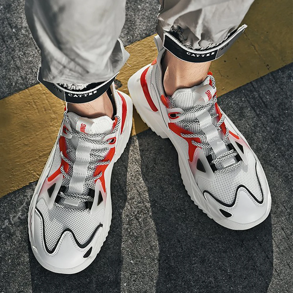 Повседневная дышащая обувь для мужчин Новое поступление Осенние сетчатые