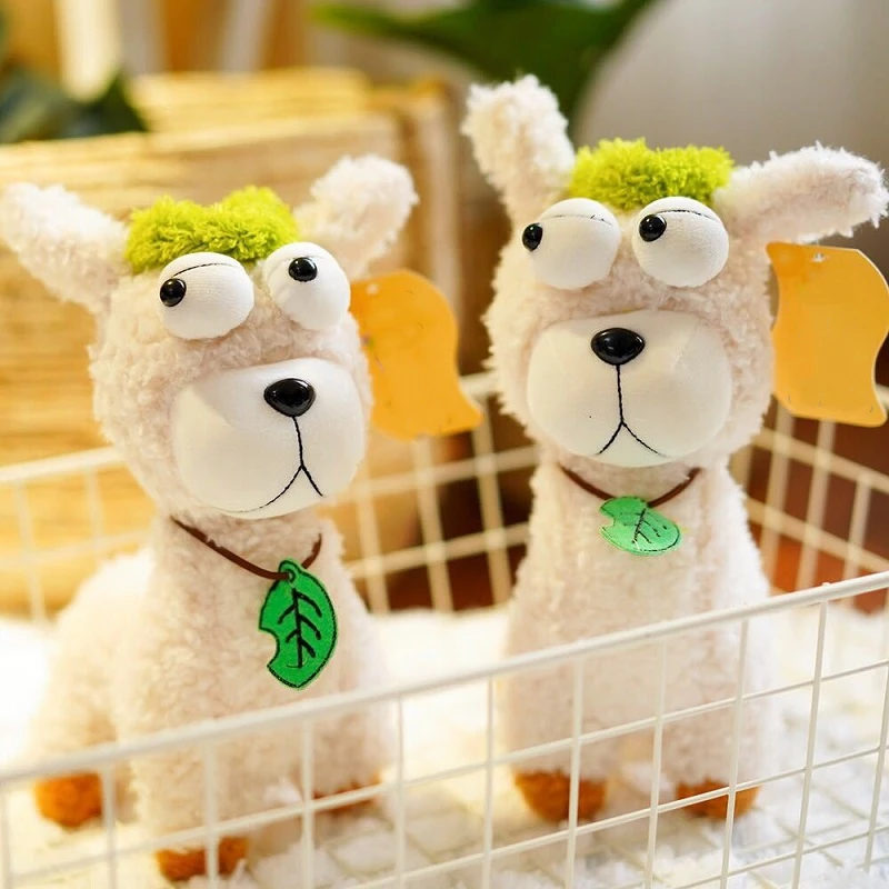 25 см детский картон Альпака плюшевая игрушка кукла ткань овечка мягкие животные
