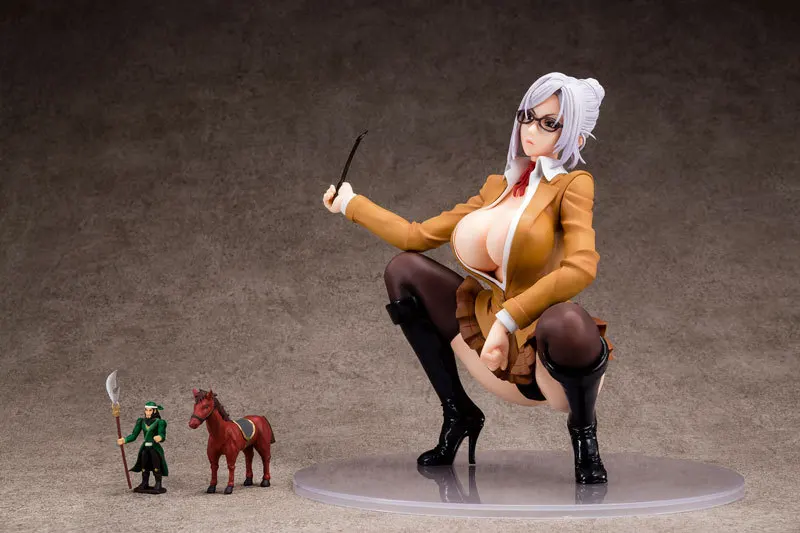 

2021 new Anime Prison School Meiko Shiraki Guan Yu Squatting Sexy PVC Action figures Sexy Figure Collection Model Toys Doll gift