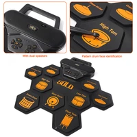 foldable electronic drum silicone portable roll up electric drum pad kit for beginners training percussion with drumsticks