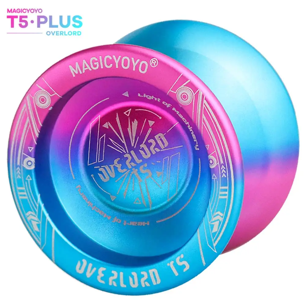 

MAGICYOYO T5 OVERLORD Unresponsive Yoyo, Aluminum Alloy Metal Professional Yoyo,Bonus - 5 Strings, Yo-Yo Bag, Glove