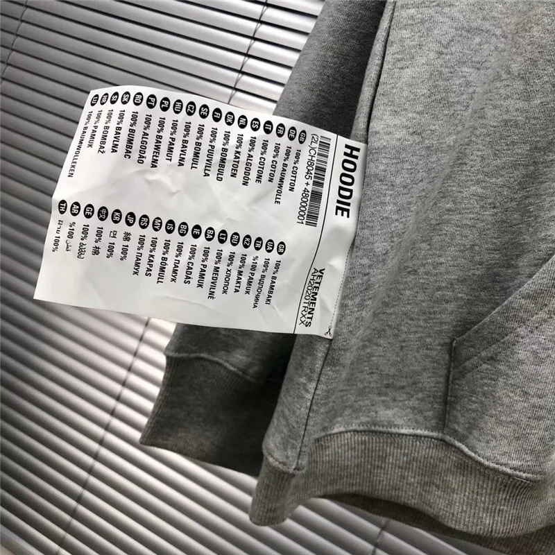 Толстовка с большими ярлыками для мужчин и женщин Свитшот оверсайз вышивкой