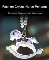fashion car pendant crystal trojan car pendant rear view mirror pendant car cute interior jewelry gift