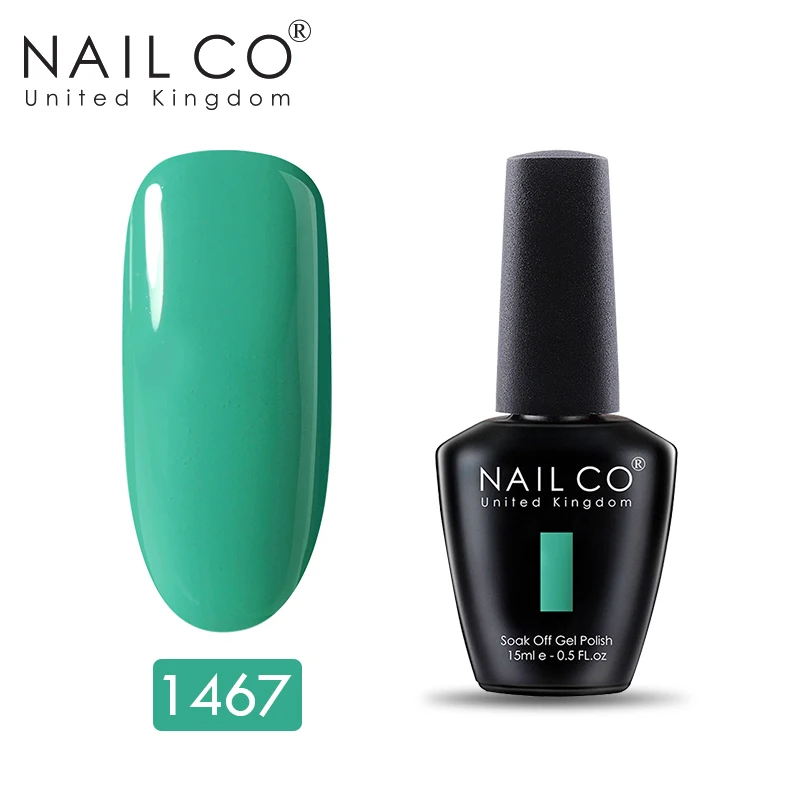 1467 NAILCO синяя серия лаков для ногтей 150 чистый цвет стойкий лак для ногтей Гибридный Esmalte дизайн ногтей гель лак - Цвет: 1467