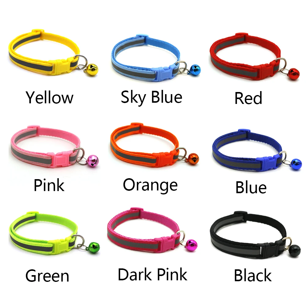 Ошейник для домашних любимцев Светоотражающий ошейник животных колокол