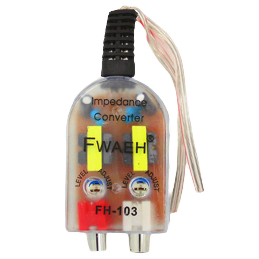 Новый автомобильный аудио с высоким и низким выходом Передача автомобиля стерео