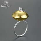 Женское кольцо кошка Lotus Fun, изящное дизайнерское кольцо ручного изготовления из настоящего серебра 925 пробы