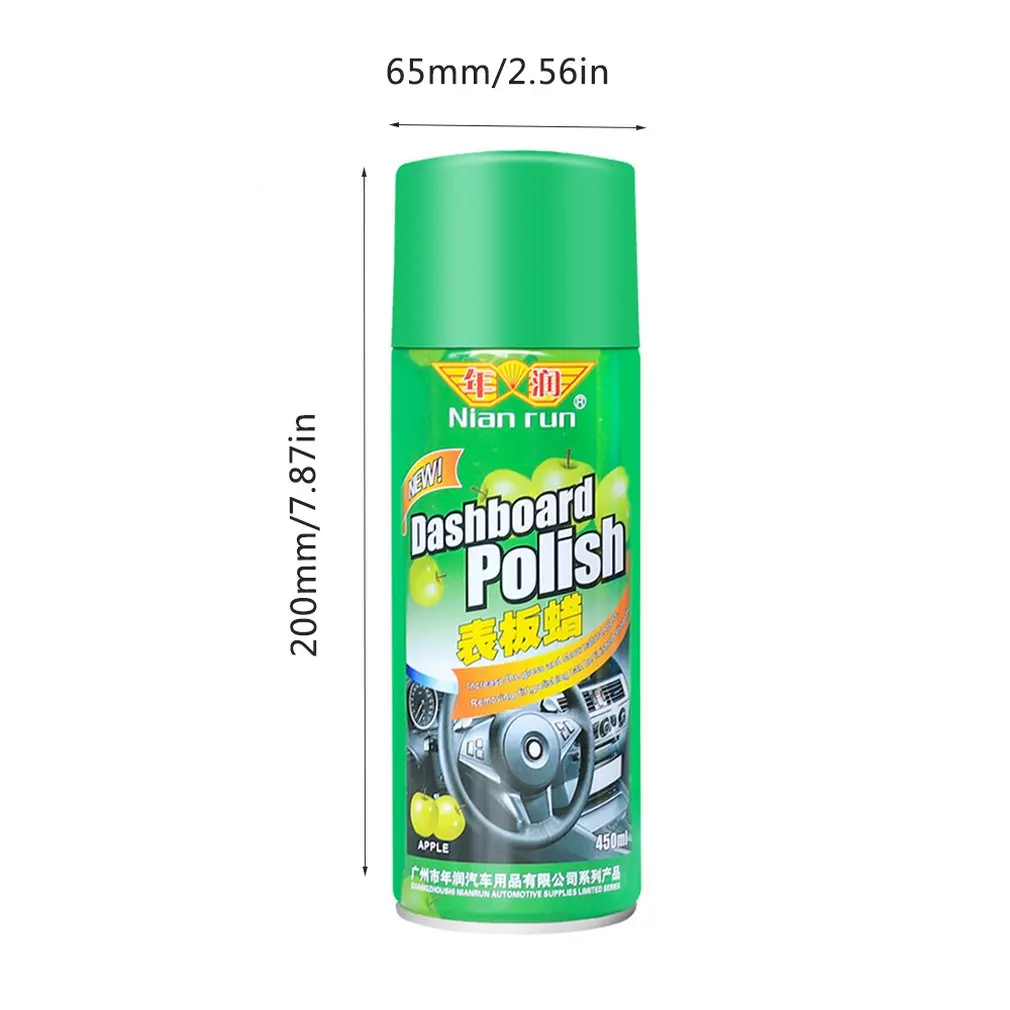 

450ml Auto Interior Restorer Dashboard Polish Leather Trim Seat Glossing Liquid Maintenance Cleaning Tools Dust Removal