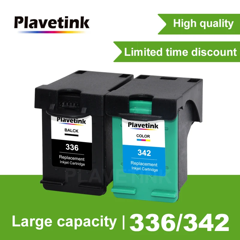 

Чернильный картридж Plavetink 336 342, замена для hp 336 hp 342 hp Deskjet 5440 PSC1510 Photosmart 1500 C3100 C3180 D5420 6310