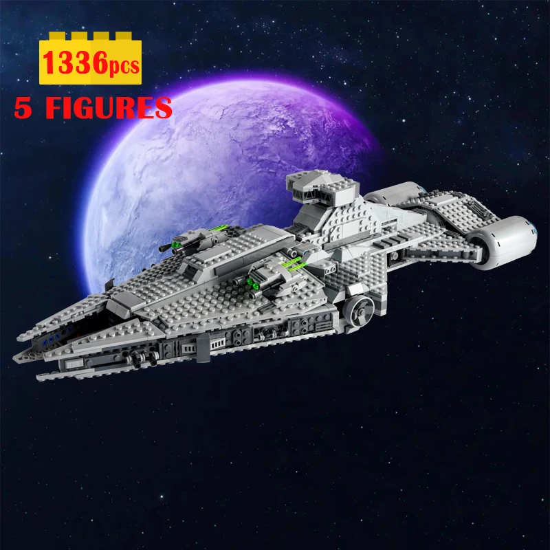 

Новинка 2021, конструктор «Приключения, поездка светильник легкий круизер», модель, сборная игрушка для мальчиков, космический корабль, кирпи...