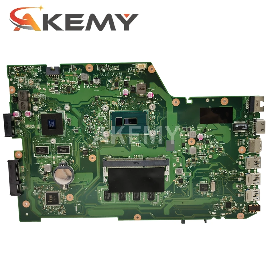 Материнская плата Akemy X751LB для For Asus X751LJ A751L X751L материнская ноутбука I5 5200U 4GB RAM GT920M EDP