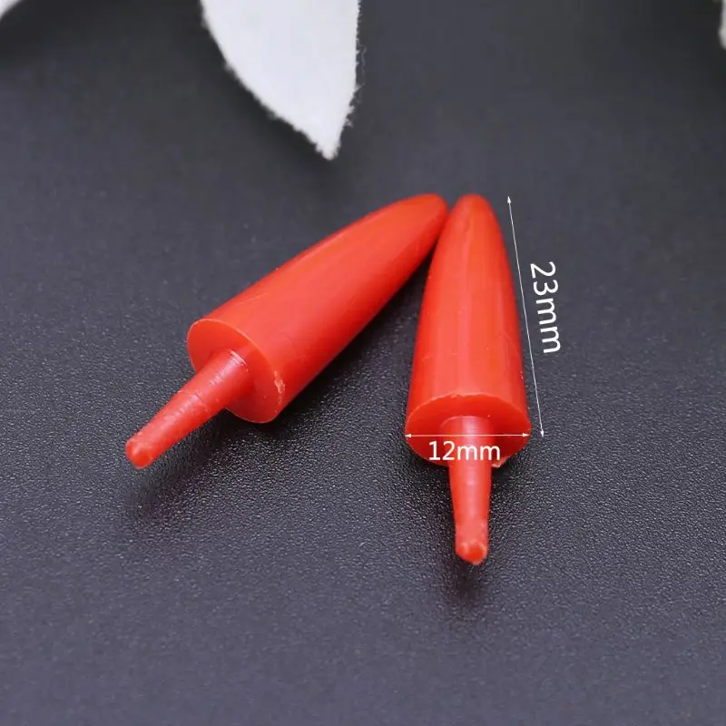 

50pcs 12x23mm Plastic DIY Snowman Nose for Handmade Craft Children Kids Toys Christmas Decor 19QF