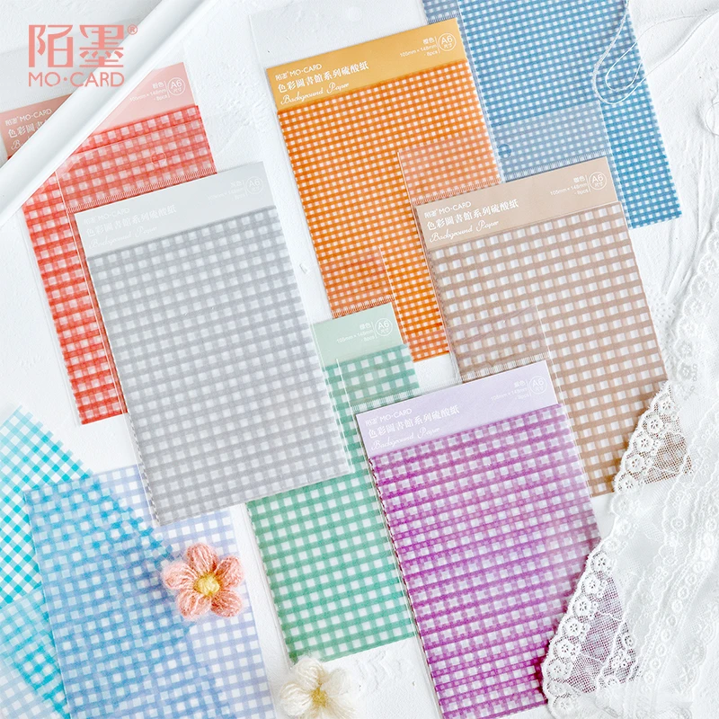 Винтажная цветная бумага пули планировщик журнал декоративные цветные сетки фон