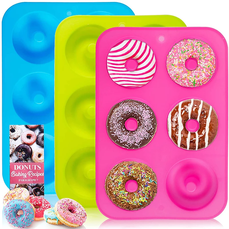 

6 Grid Silicone Donut Mold DIY Handmade Dessert Molde Cookie Candy Baking Pastry Chocolate Cake Dessert Decoration Mould