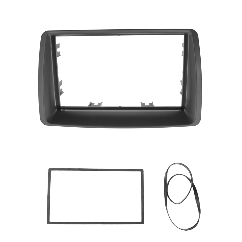 Автомагнитола Double Din для FIAT PANDA 2003 2012 комплект монтажных обшивок с рамкой и
