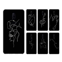 art simple kiss rose sex girl body case for redmi note 7 8 8t 9s cover for redmi note 9 10 pro max 10s 6 5 9t transparent