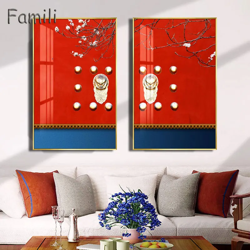 Постер с изображением китайского Запретного города для украшения гостиной