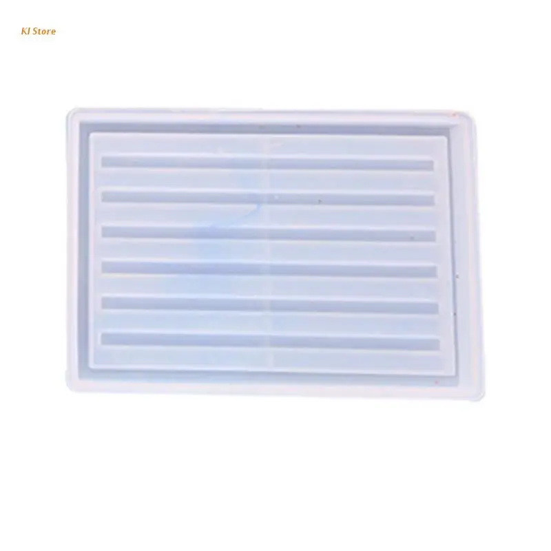 

Crystal Epoxy Resin Mold Soap Storage Box Silicone Mould DIY Handmade Crafts Casting Tool J78F