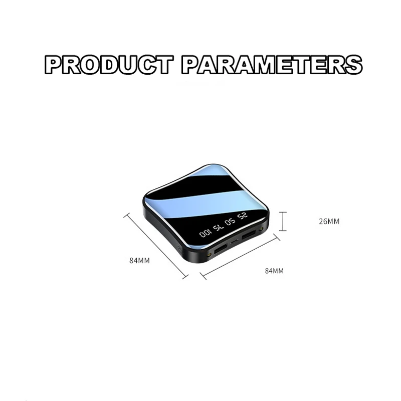 80000mah mini power bank large capacity one way fast charger convenient pocket external battery suitable for xiaomi samsung free global shipping