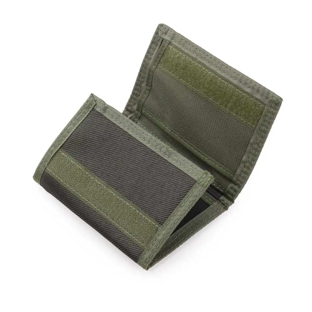 Nylon Trifold Casual Wallet for Male Men Women Young Novelty Money Bag Purse Zipped Coin ID Card Holder Pocket Kids