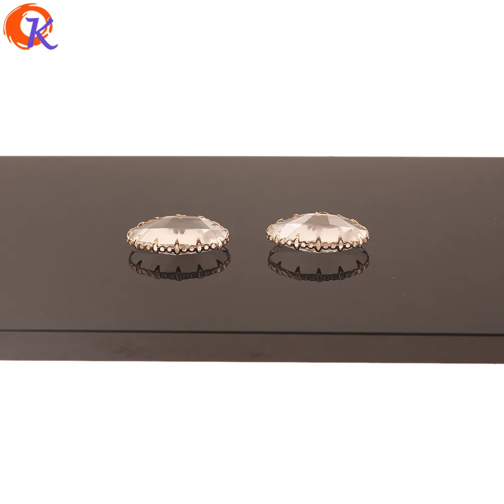 

Cordial Design 40Pcs 19*23MM Jewelry Accessories/Pendant/Hand Made/Drop Shape/DIY Earring Making/Crystal Charms/Earring Findings