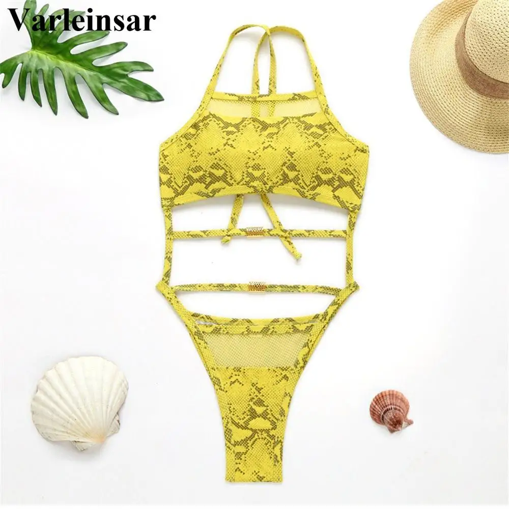 Новинка 2020 сексуальный цельный купальный костюм с животиком женская одежда для