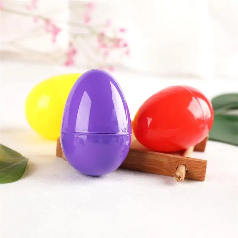 

12PCS egg DIY painting colorful simulation egg handmade creative crafts gadget educational toys for children