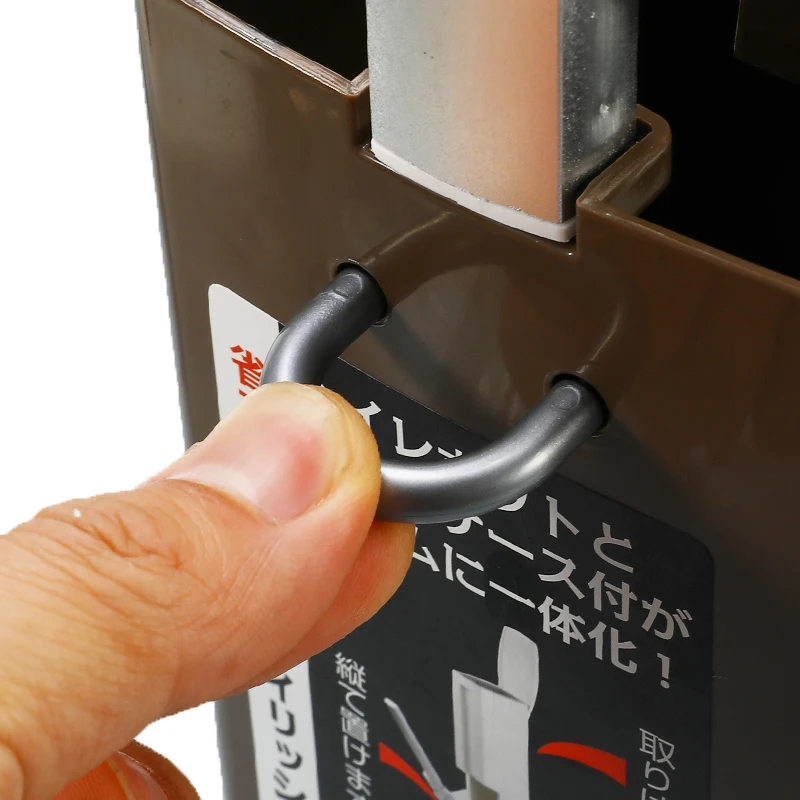 

New 6L Trash Can Bathroom Waste Bin Set With Toilet Brush Bath Cleaning Tools Dustbin Trash Cans Garbage Bucket Bag Dispenser