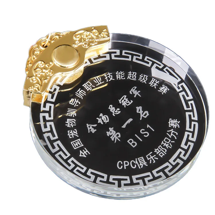 Медаль со стразами для спортивных соревнований спортивная медаль школы Золотая