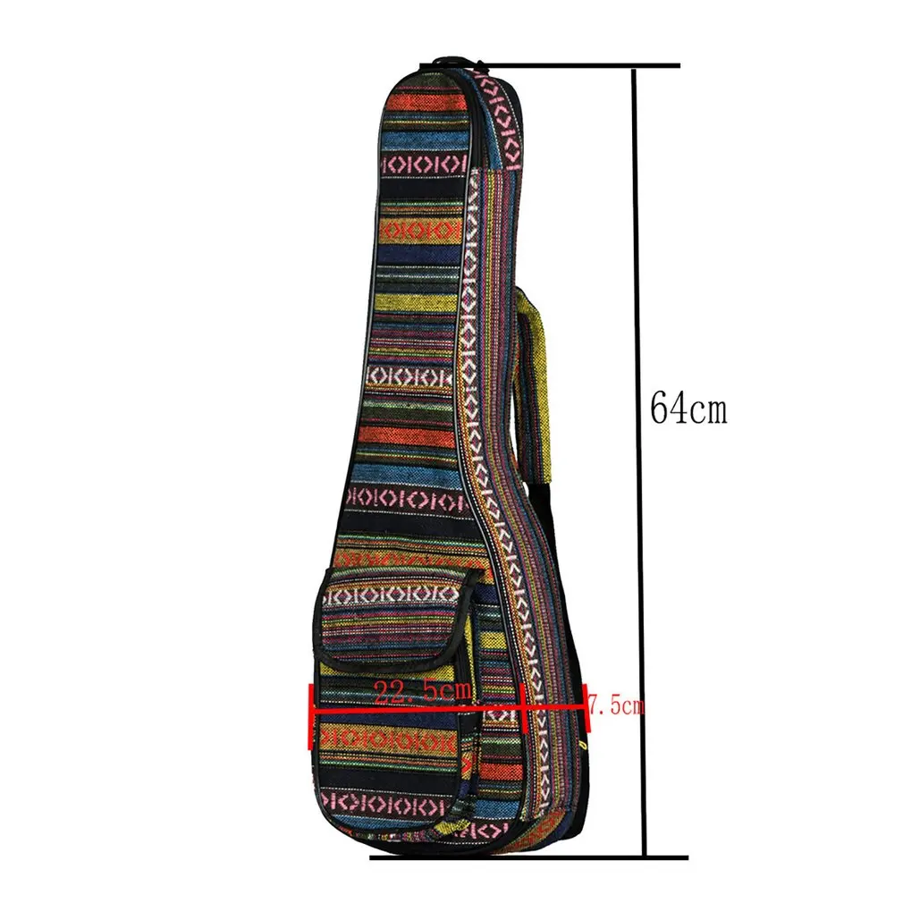 

New Cotton Ukulele Bag Soft Case Gig Waterproof Oxford Cloth Ukelele Hawaii Four String Guitar Backpack FOR 21/23 inch Ukulele
