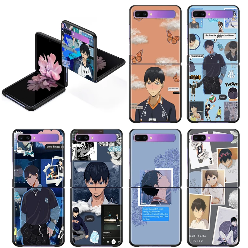 

Anime Volleyball Haikyuu For Samsung Galaxy Z Flip 3 5G Shockproof Hard Shell Black Fashion Mobile Capa Fundas Phone Case