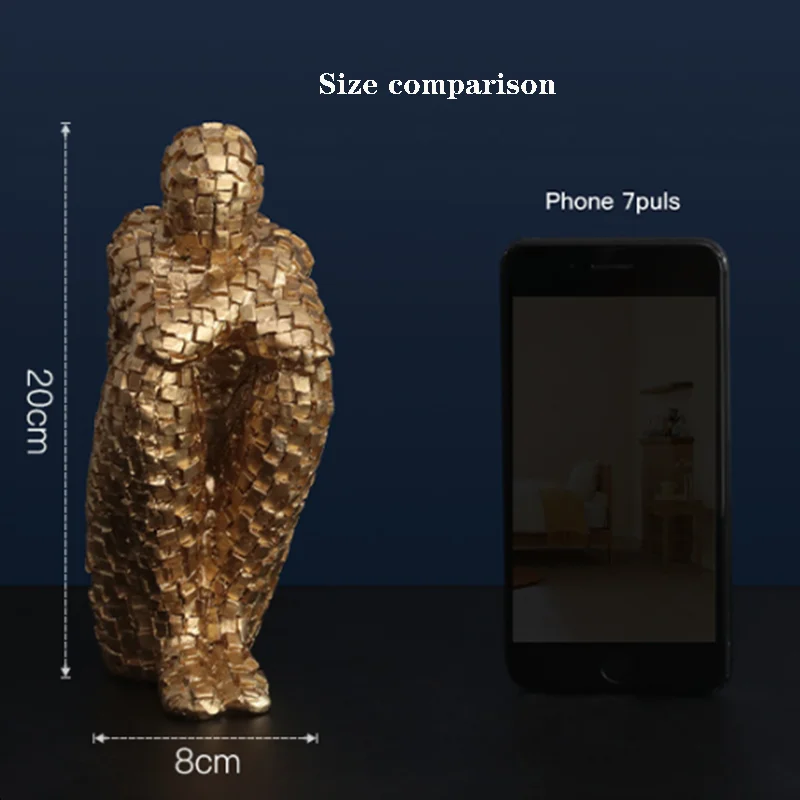 Скандинавская скульптура из смолы для украшения дома книжная полка статуэтка