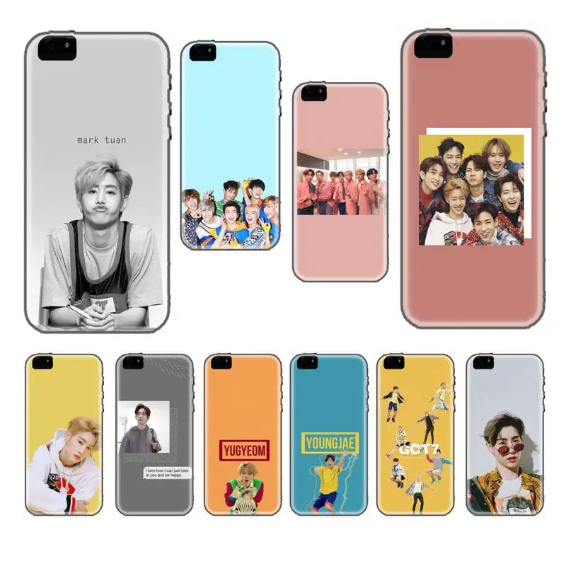 Kpop got7 корейский поп роскошный брендовый чехол coque fundas carcasa аксессуары etui capas для