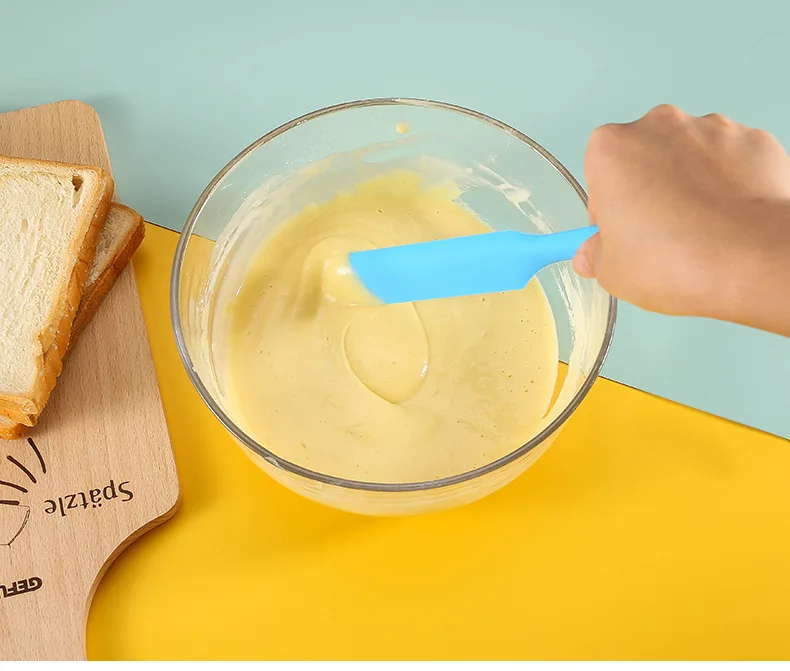 Маленький силиконовый скребок длинный нож для масла аксессуары изготовления