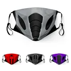 Новые забавные игры Mortal Kombat герой уход за кожей лица рот для женщин и мужчин; Унисекс; Туфли для косплея маска против пыли моющийся дышащий Хэллоуин Рождество маски