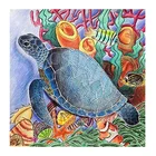 DIY бриллиантовый рисунок Рождество длинная черепаха квадратная Круглая Мозаика Стразы Алмазная вышивка домашний декор рукоделие