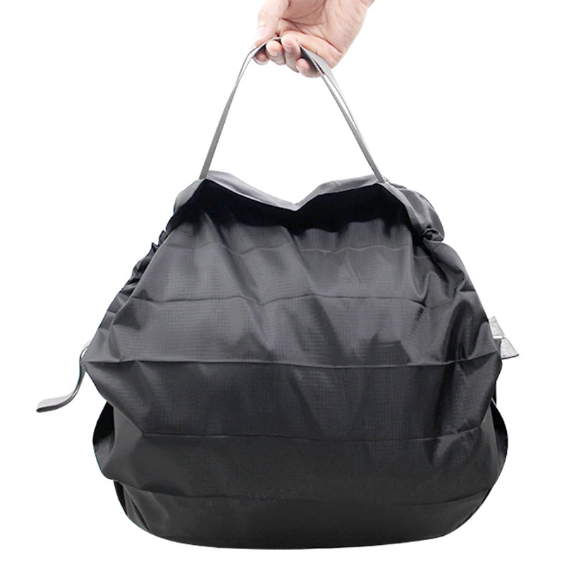 

MABULA Reusable Grocery Shopping Bags Lightweight Foldable Shopping Tote Bag Durable Waterproof Travel Backpack
