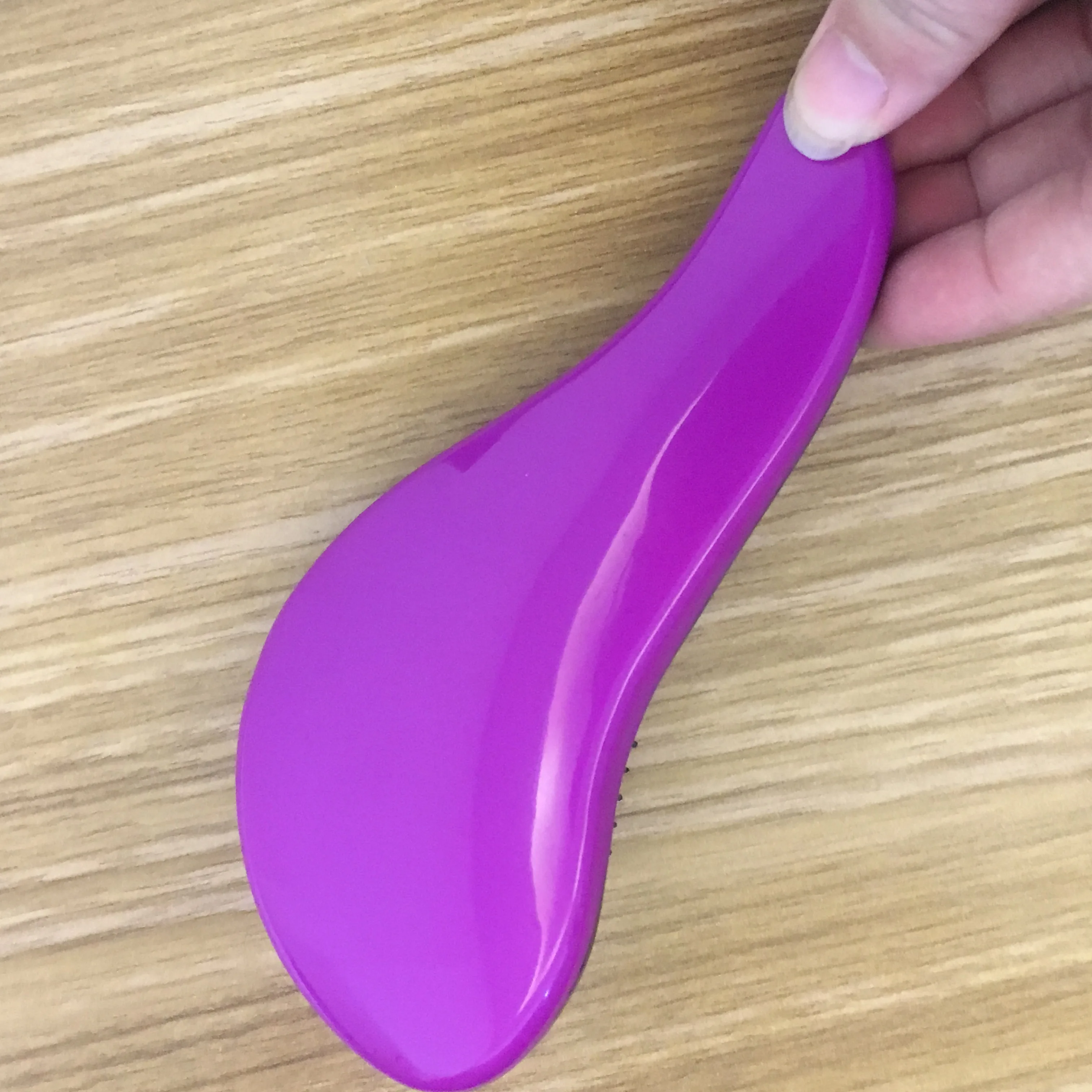 Purple 6 цветов, 15 см, модная расческа для волос, расческа для укладки волос, красота, макияж, Стайлинг, уход за волосами, расческа, душ-массажер, расческа - Цвет: Purple
