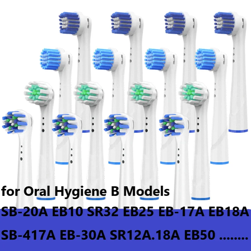

Насадки для электрической зубной щетки Oral B eb17 eb10, Запасные детали для точной очистки, 3D, белый цвет