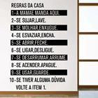 Regras Da Casa португальский Цитата наклейки на стену Фреска Съемный домашний декор для гостиной украшения стены пла RU2100