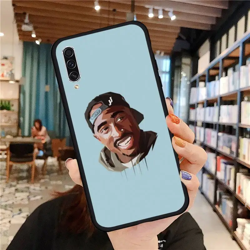 

2pac tupac Rapper Customer Phone Case coque funda cover For Samsung Galaxy A note S 9 10 40 50 71 30 21 s 20 E j4 plus M21 51