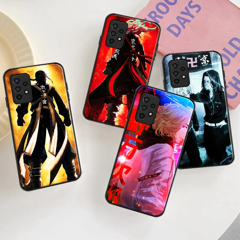 

Japanese Anime Tokyo Revengers Phone Case For Samsung Galaxy A11 A21S A31 A32 A41 A42 A51 A52 A71 A72 Soft silicone Cover Fundas