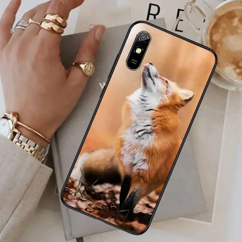 

Red Fox Phone Case For Xiaomi Redmi Note 4 4x 5 6 7 8 pro S2 PLUS 6A PRO