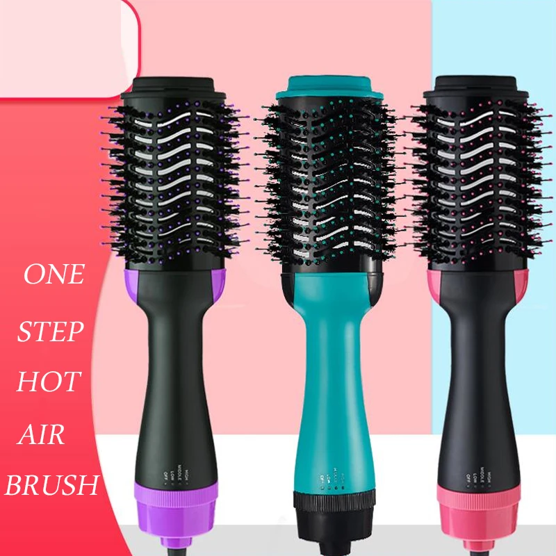 Профессиональный одношаговый фен для волос щетка объема 2 в 1 выпрямитель Плойка