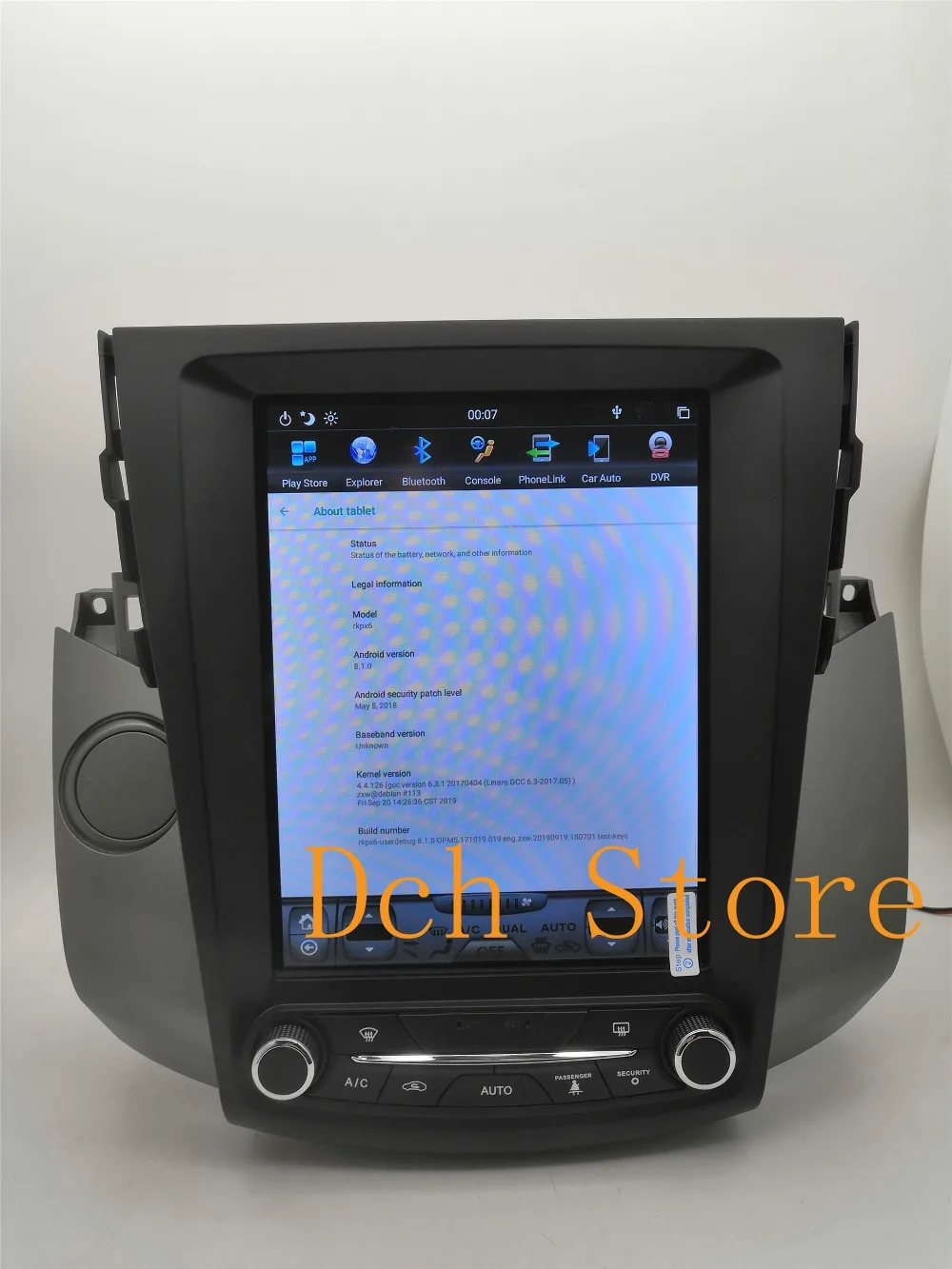 10,4 ''вертикальный экран Tesla стиль Android 8,1 автомобильный DVD gps навигация радио для Toyota RAV4 rav 4 2006-2012 PX6 CARPLAY ips